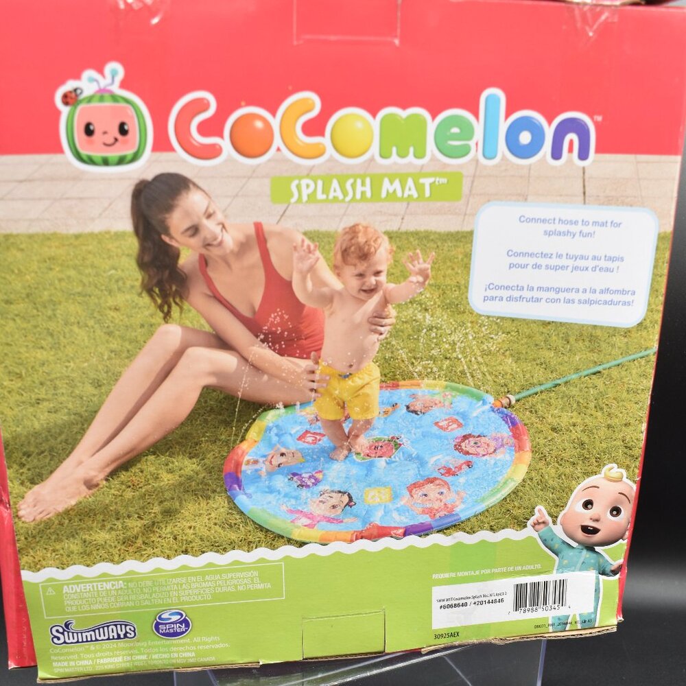 CoCoMelon Splash Mat 40" x 40" Ages 1 and up, Brand New in Box